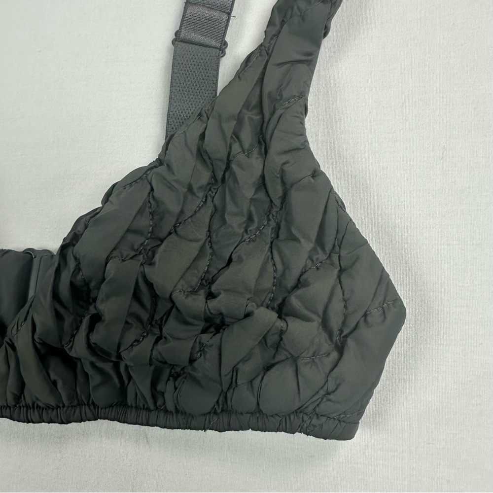Skims Quilted set gray Bra Bottom‎ Small - Picture 2 of 16